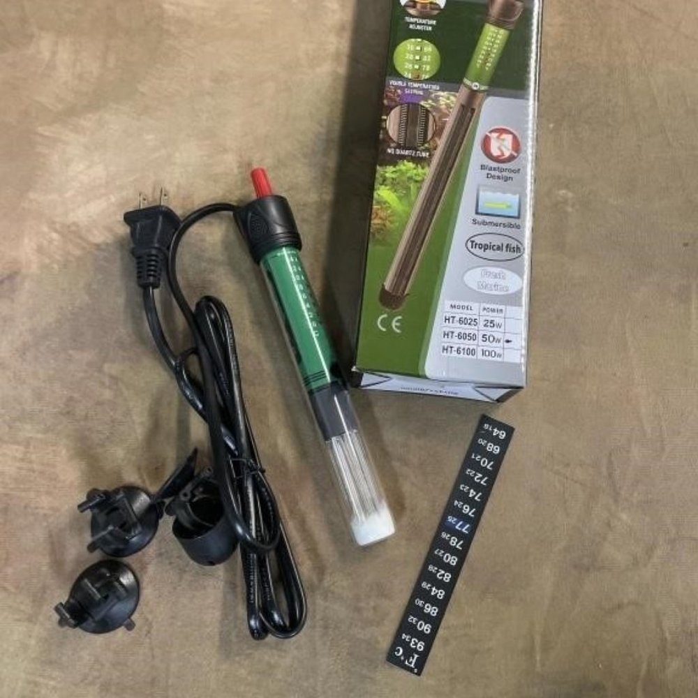 Uniclife Submersible AQUARIUM HEATER Blast Proof Tropical Fish Tank Fresh Marine